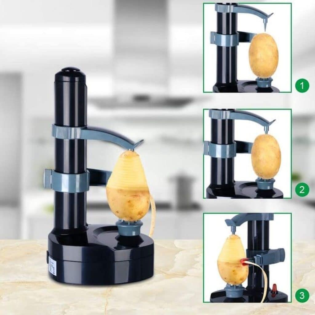 Éplucheur électrique Rechargeable USB - Pour Raisins, Ail, Tomates, Myrtilles - Compact, 1300 MAh